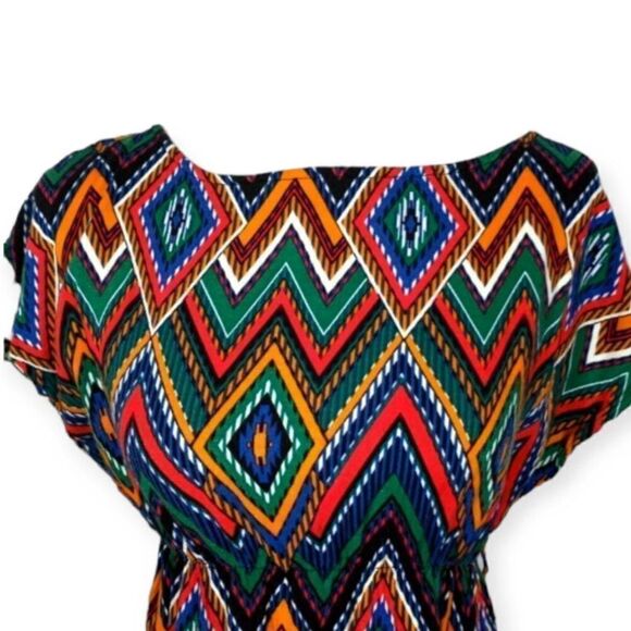 FOREVER 21 MULTICOLOR MINI DRESS SZ.S EUC. - Picture 2 of 8